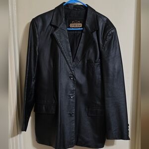 Guide Gear Black Leather Jacket